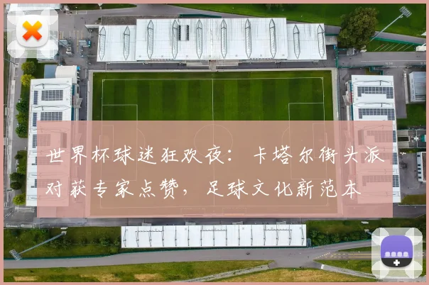 世界杯球迷狂欢夜：卡塔尔街头派对获专家点赞，足球文化新范本